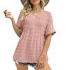 2023 Summer V-Neck White Blouse Elegant Clothes Casual Loose Flare Half Sleeve Chiffon Shirt Fashion Tops Blusas De Mujer 26480