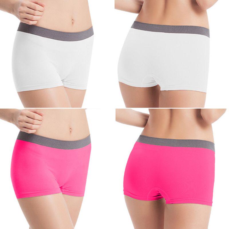 Damen Nahtlos Weich Unterhose Schlüpfer Sicherheit Elastisch Unterwäsche Shorts Damen Nahtlos Weich Unterhose Schlüpfer Sicherheit Elastisch Unterwäsche Shorts