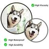 Funny Dog Peeking Out Window Clings Cute Animal Reusable Window Decals Double Sided Static