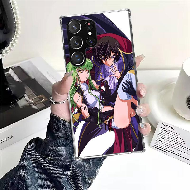 Code Geass Anime Soft Phone Case For Samsung Galaxy S22 S23 S24 S25 Edge S26 Ultra S20 FE S21 Plus + Fundas Coque Galaxy S20 S21