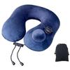 Press-to-Inflate U-Shape Travel Neck Pillow