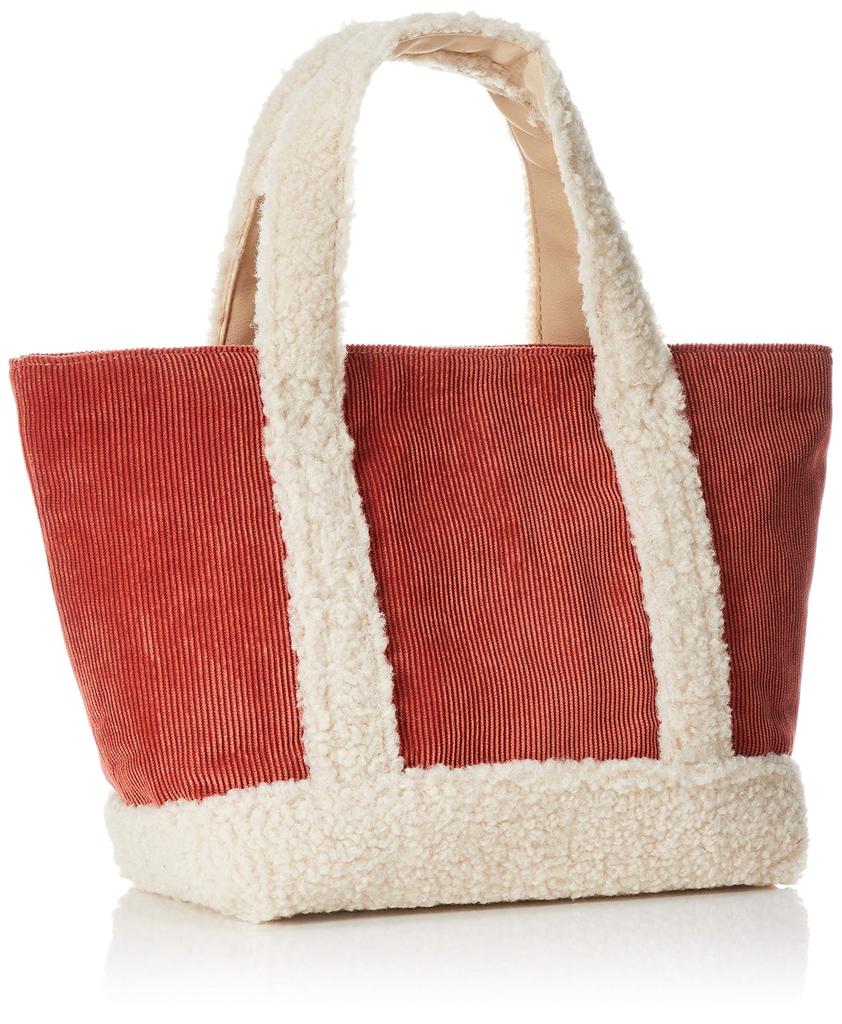 [Jujulier] Mixed Material Tote Bag (1) GBG0517 20.APRICOT×IVORY