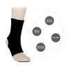 1 Pair Ankle Brace Socks Breathable Comfortable Flexible Multifunction Ankle Brace Compression Sleeve for Boxing Outdoor Sports Black M
