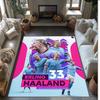 Erling Haaland Printed Flannel Area Rug Non Slip Soft Polyester Floor Carpet Indoor Decor Mat for Bedroom Living Room Sofa