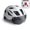 Road Bike Mountain Bike Cycling Helmet with Tail Light No Logo Design for Unisex Adults