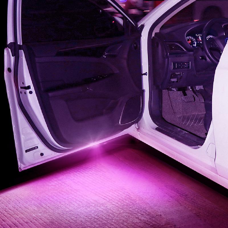 Car Led Welcome Light Magnetic Control USB Charging Auto Open Door Safe Anti-collision Signal Lamp