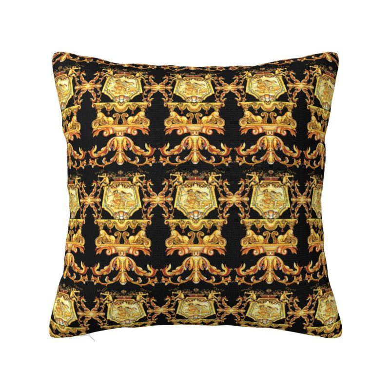 Custom Luxury Luxury European Baroque Art Cushion Cover Soft Throw Pillow Case Living Room Decoration