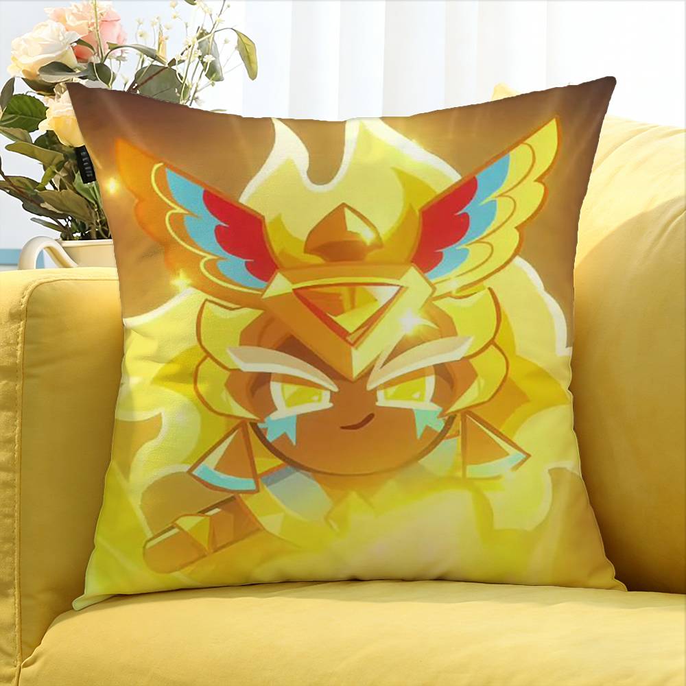 G-Golden Cheese C-Cookie Various Sizes Square Pillow Case For Car Home Bedchamber Decor