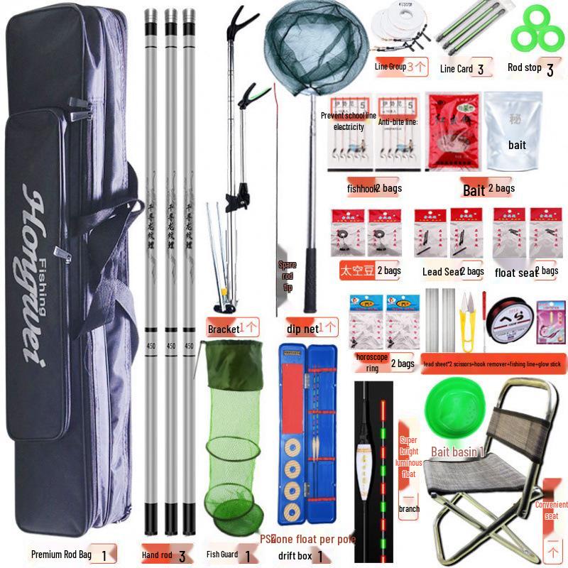 2025 Super Harte Angelruten-Set - Top Ten Kurzteil-Meeresruten für Große Fische