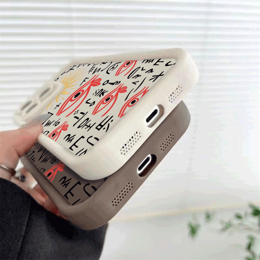 Egyptian Symbols & Sun Soft TPU Phone Case for Xiaomi Redmi Note 14 13 12 11 10 9 8 7 Pro Shockproof Anti-Slip Cover