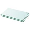 Day and Night - Day and Night Shelves 2 Units Transparent Glass Panel 30x12 Cm