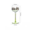Creative High Footed Red Wine Glass Champagne Cocktail Glass Doll Cup Decorative Glass Wine Cabinet Decoration Birthday Gift