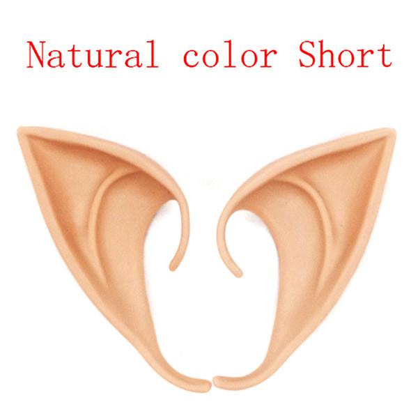 1Pair Christmas Angel Dress Up Elf Ears Fairy Cosplay Accessories Halloween Festive Party Latex Soft Harmless False Ears Props