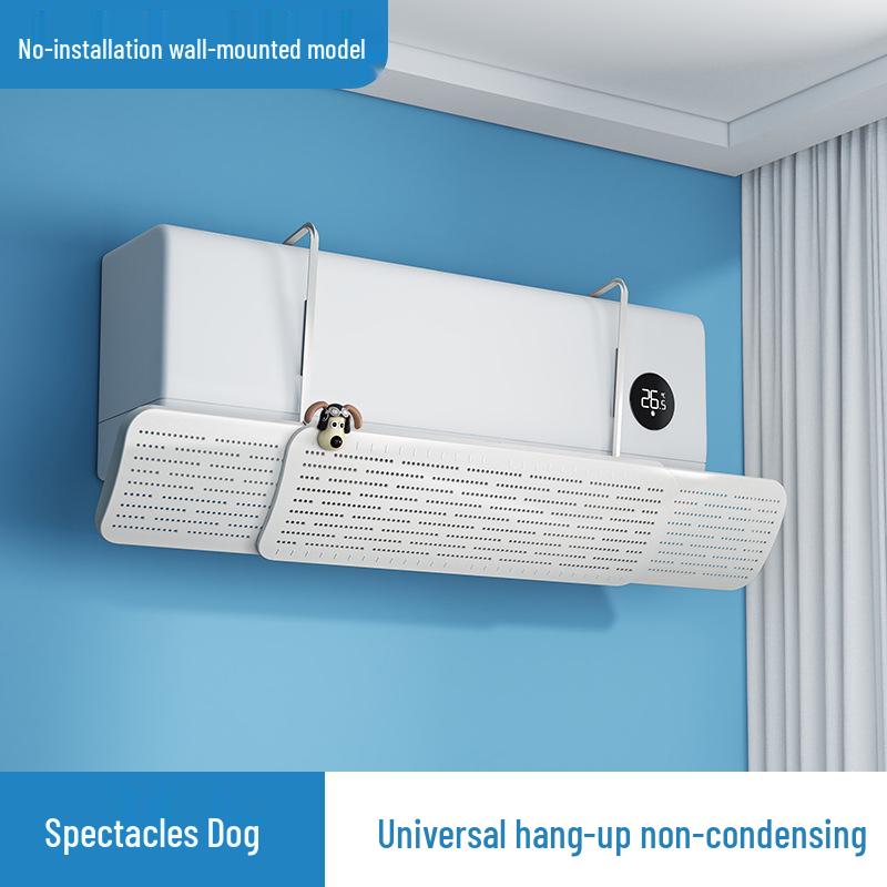 Universal Wall-Mounted Air Conditioner Wind Deflector - Anti-Direct Blow, No Installation Required