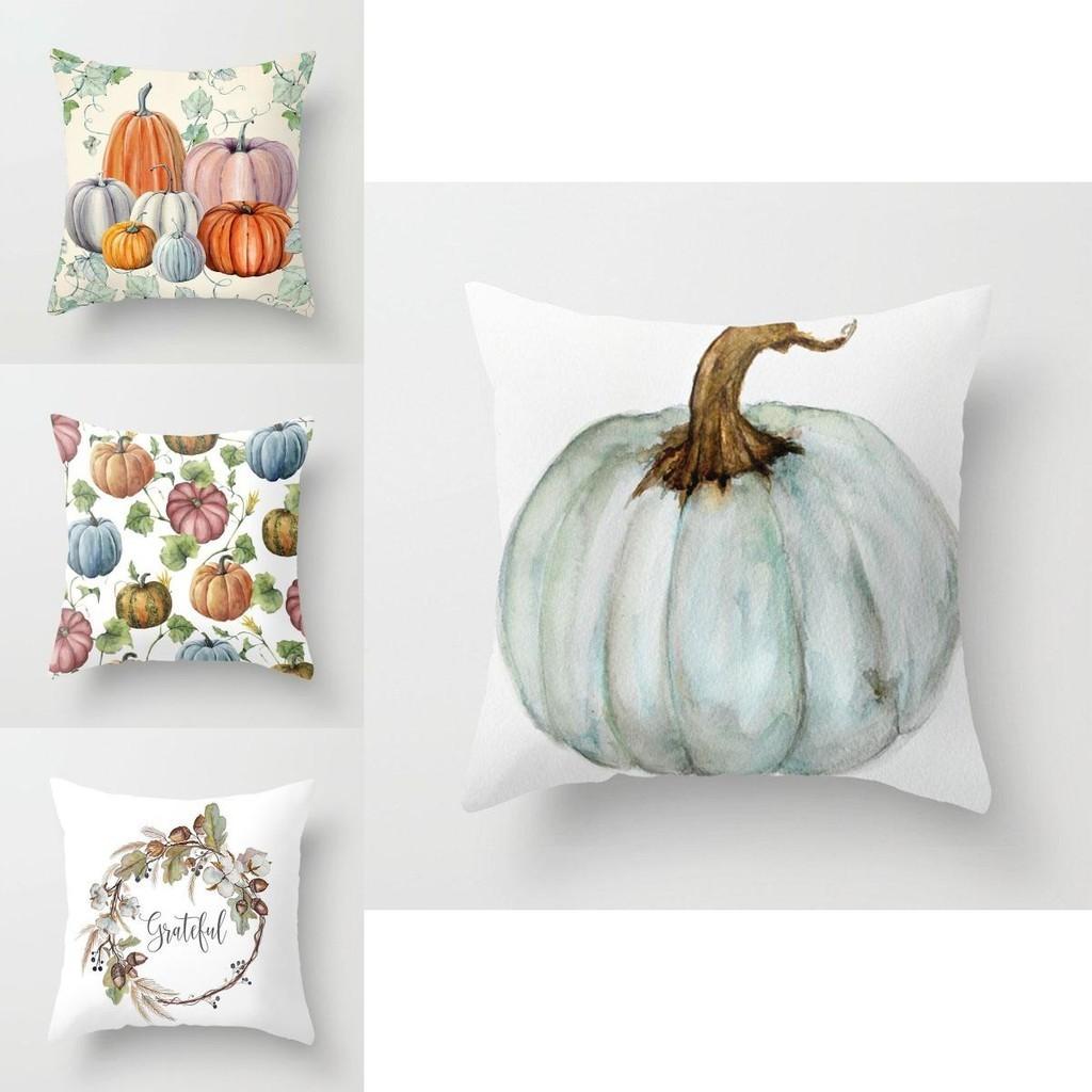 Beautiful Festival Decoration Pumpkin Pillow Cover With Invisible Zipper