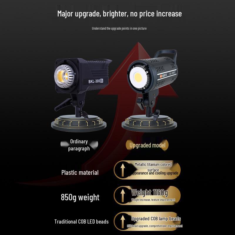 Yingbang 300W Live Broadcast Soft Spotlight for Clothing, Food, and Children