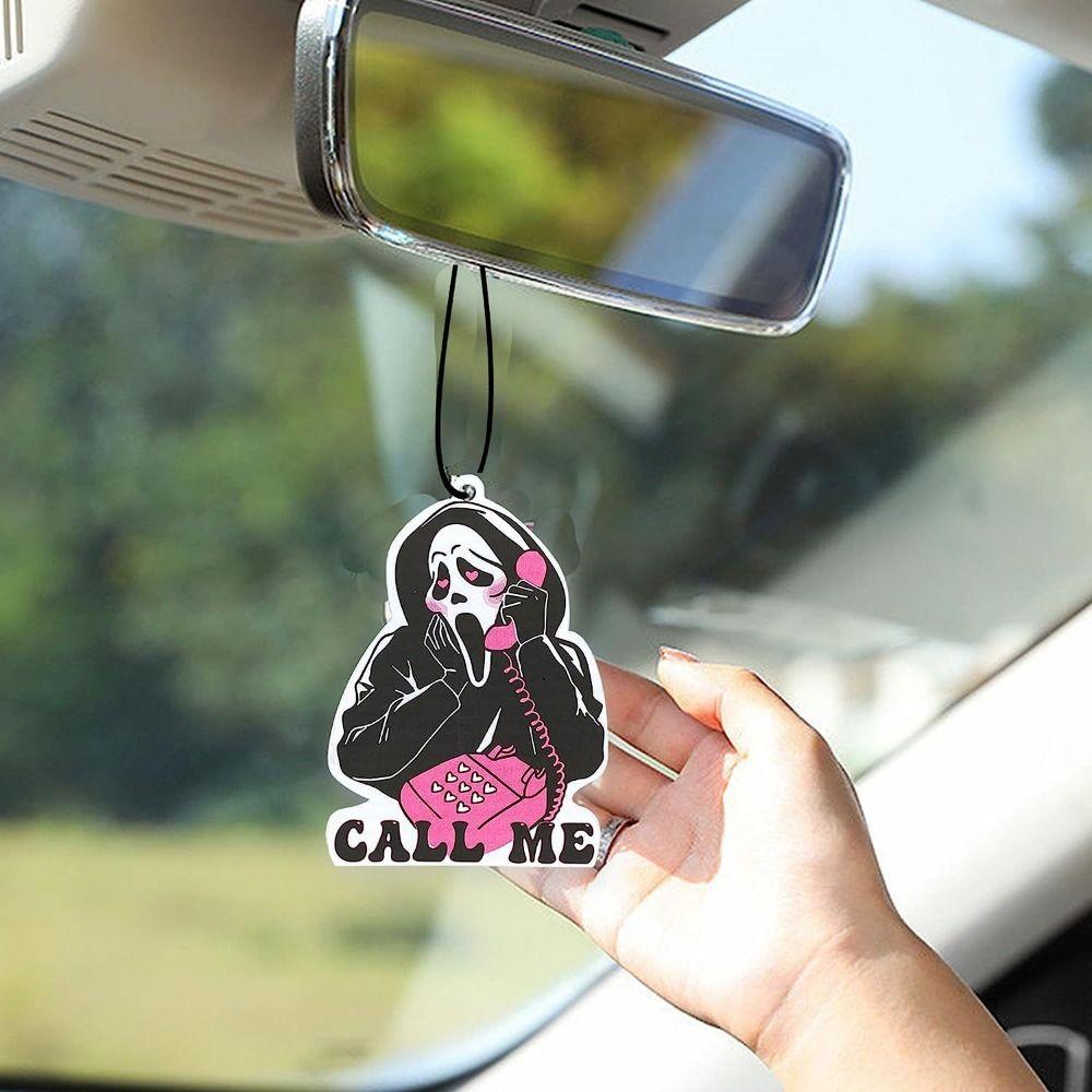 Halloween Halloween Skull Car Pendant Acrylic Skeleton Figurines Ornament Car Display
