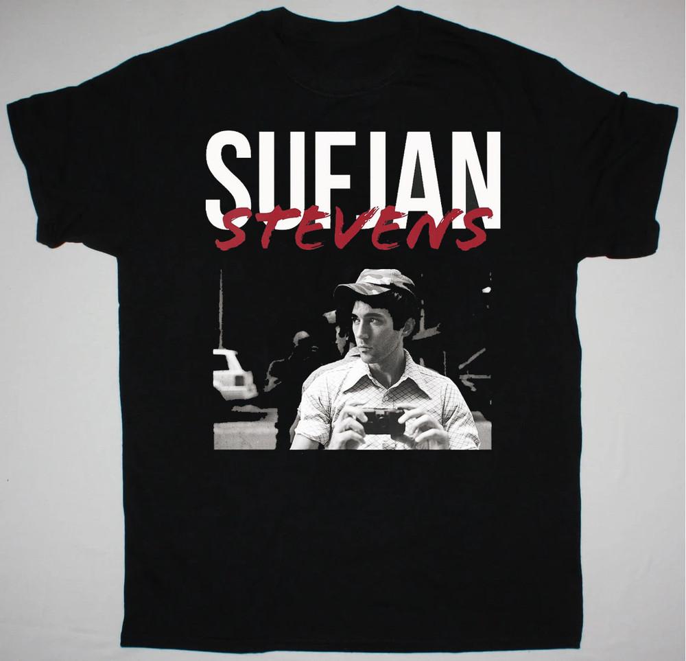 Sufjan Stevens Music Black T-Shirt Cotton Unisex S-234XL Unisex T-Shirt XXXXL