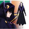 Anime The Eminence in Shadow Cid Kagenou Fantasia Cosplay Jaqueta Corta Vento Preta Uniforme Manto Maquiagem de Halloween Fantasia de Baile