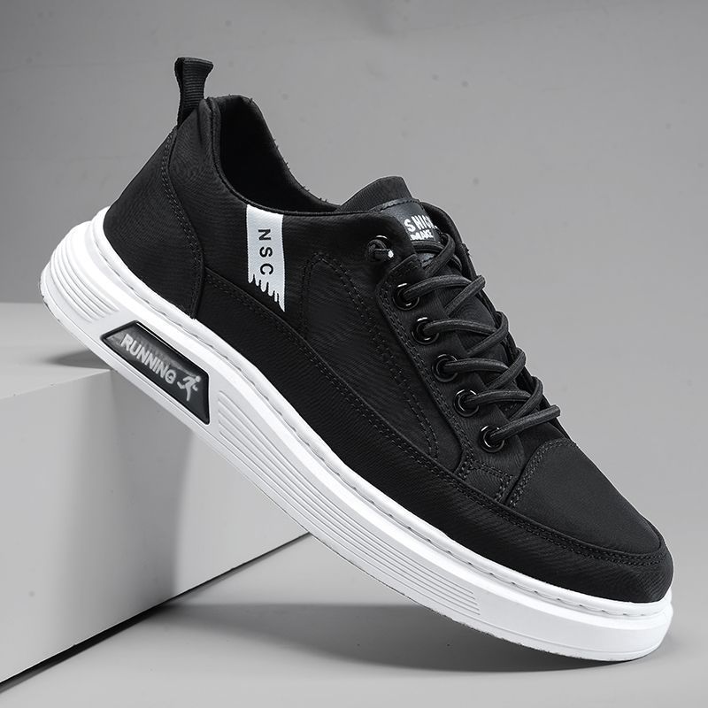 Mode Herren Board Schuhe Eisseide Stoff Herren Freizeitschuhe Leicht Bequem Vulkanisierte Schuhe Outdoor Trend All Match Slipper