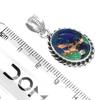 925 Sterling Sølv Anheng Kvinner Edelsten Håndlaget Smykke Forlovelsesgave Amazonitt Angelitt Blå Opal Botswana Agat Mohave Azuritt Chrysocolla