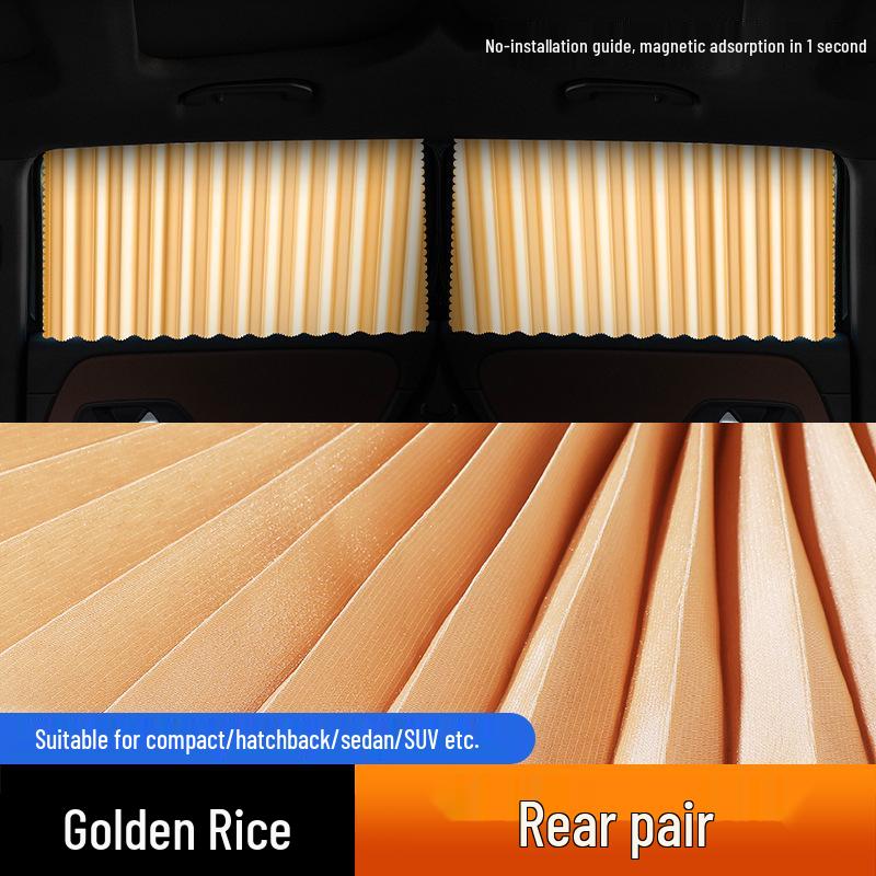 Magnetic Car Sunshade Curtains: Sun Protection & Heat Insulation Privacy Solution