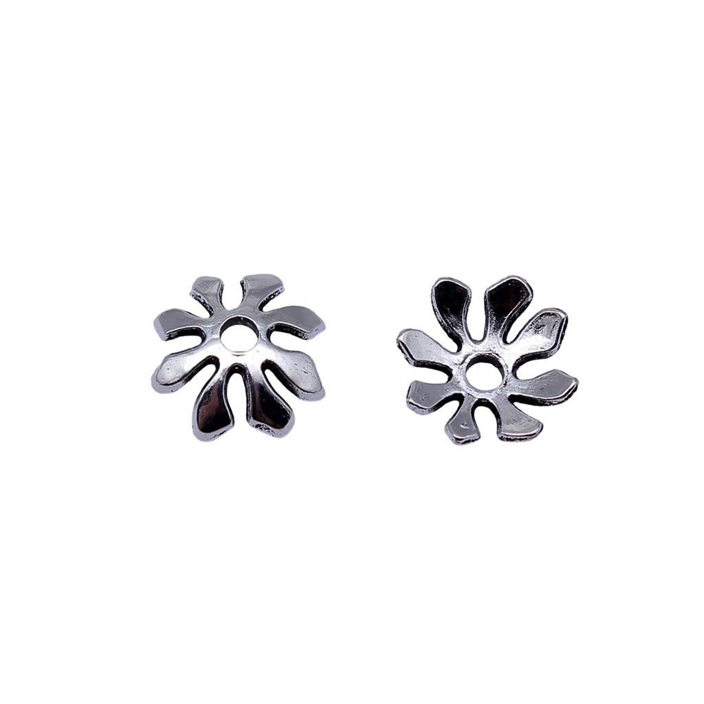 Multi Color Swirl Flower Bead Caps Spacer Beads For Jewelry Making Components