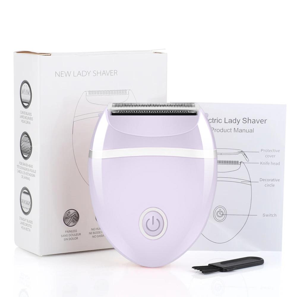 

Mini 3 in 1 Women s Shaver Electric Bikini Legs Razor Whole Body Special Hair Removal Equipment Knife Armpit Intimate Area фіолетовий
