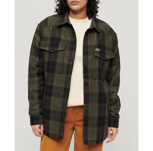

Superdry Borg Check overshirt XS