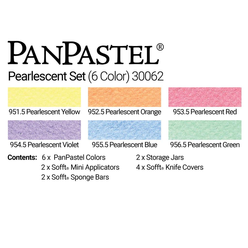 PanPastel 30062 Pearl Color 6 Color Set 318357