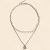 Summer Sweet Pearl Sugar Cube Necklace: Double Layer, Starry Pearl Luxury Clavicle Chain
