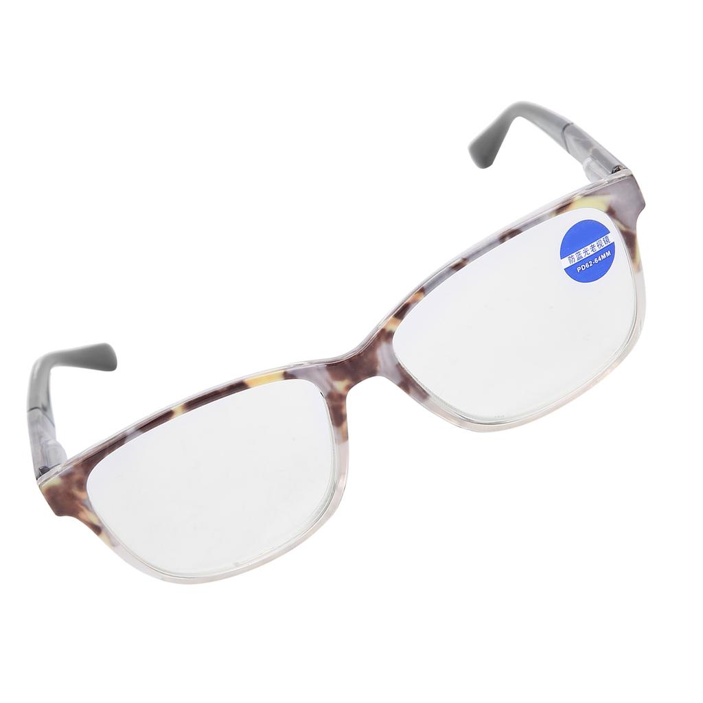 Gray Pattern Frame Stylish Reading Glasses Unisex Elderly Simple Presbyopic Glasses