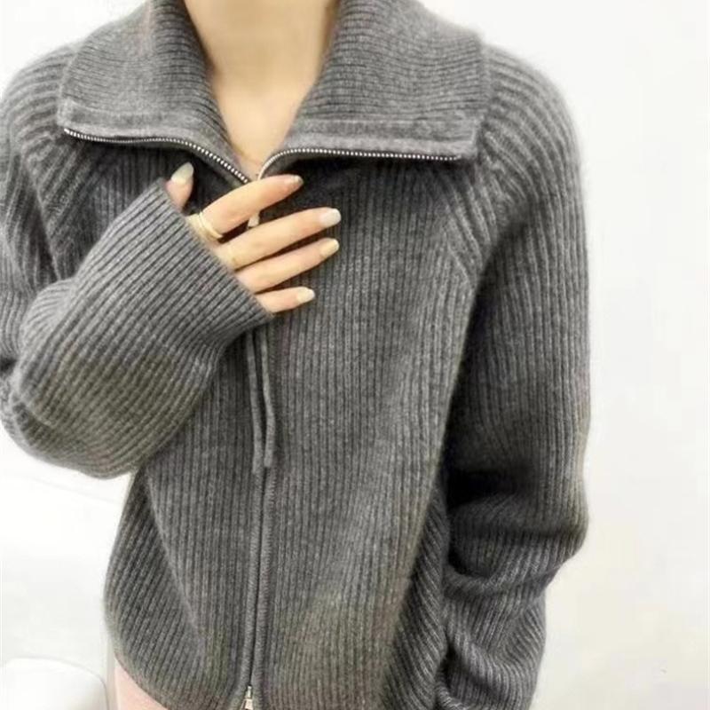 Женский свитер на молнии — фото 6