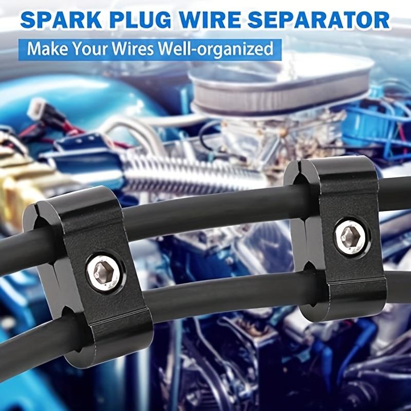 12 Stück/Set Auto Zündkerzenkabel Clip 8MM/9MM/10MM Drahtklemme Trenner Zündverteiler Organizer Elektrisches Auto Zubehör