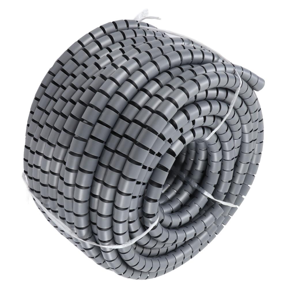 Spiral-Kabelbinder PE-Kabelschutz Flexible Drahtwickelhülse Schutzhülle für Haushaltsgeräte 22mm 0.87in DURCHMESSER 50m