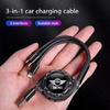 3 In 1 Charging Cable Telescopic Multi Interface Charger For MINI Cooper JCW Countryman Clubman Cabrio Paceman Coupe Roadster