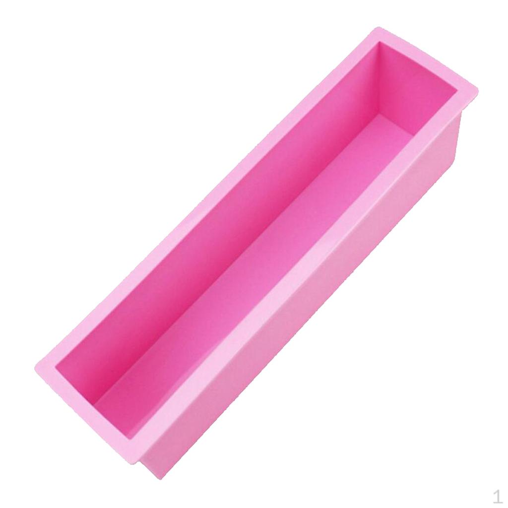 Flexible Rectangular Soap - Loaf with and Lid DIY Tool for Soaps Cake Making Supplies Silicone,