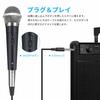 LIBATA Dynamic Vocal Microphone, Handheld Karaoke Microphone, Unidirectional, High Sound Quality, 6.5mm + 3.55mm Audio Connection, 3m XLR Cable Includ
