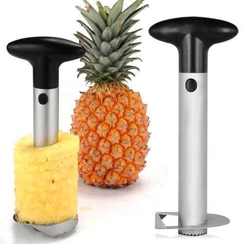 Tăietor peeler - XCSOURCE - Inele de ananas - Oțel inoxidabil - Argintiu - Ustensilă de bucătărie ușoară