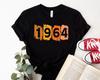 Personalized Month 50th Birthday TShirt for Mens & T-shirt for Women,poster 1964