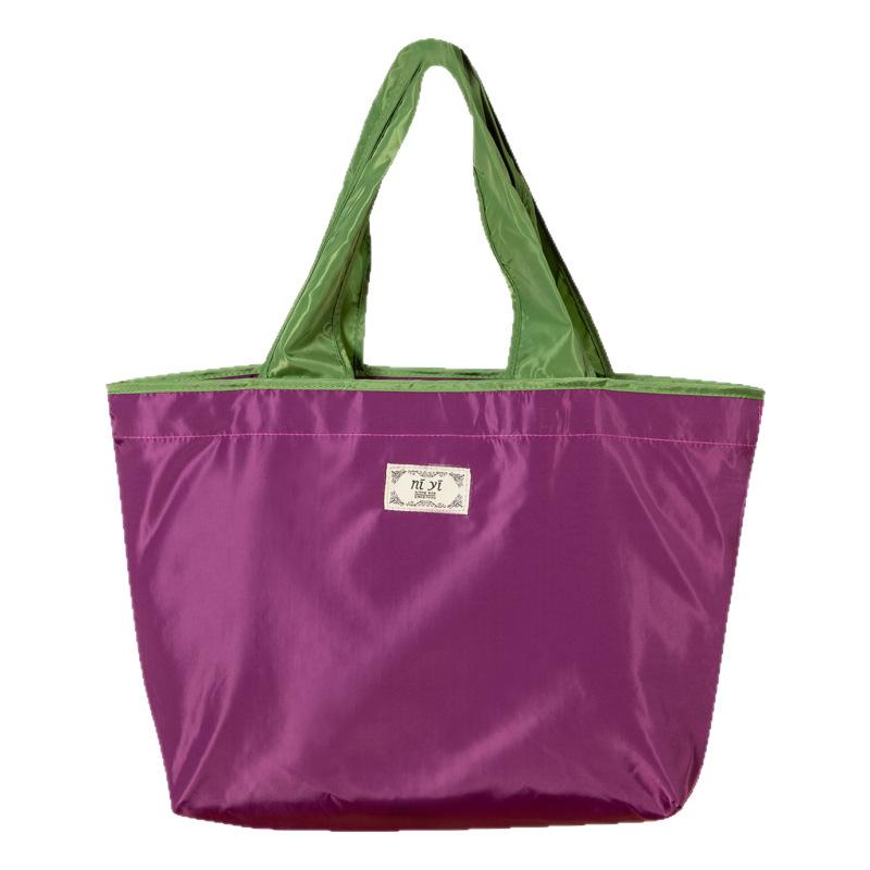 Eco-Friendly Large Waterproof Foldable Drawstring Shopping Shoulder Bag