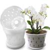 Clear Orchid Pot Orchid Flowerpot With Holes Plastic Ventilated Planter Plant Containers For Repotting Growing Outdoor 