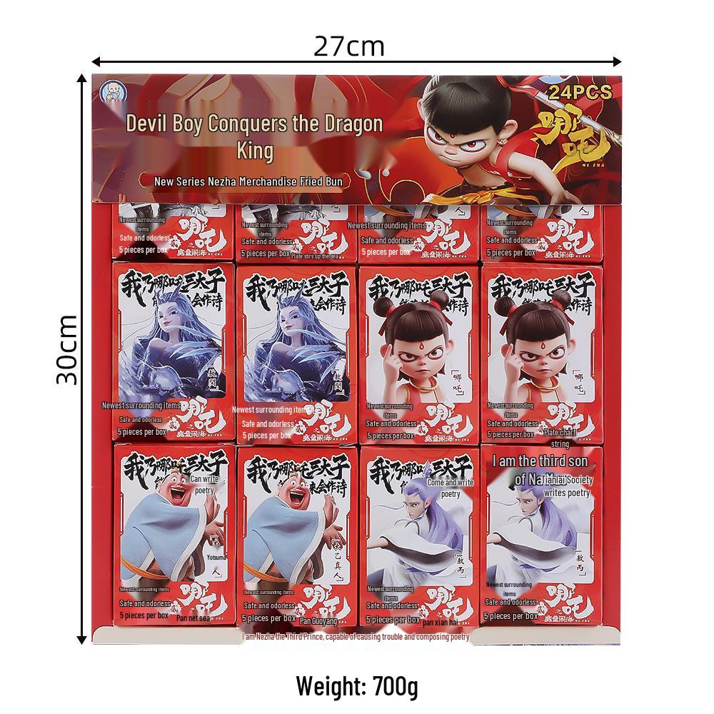 Magic Boy Prank Self-Exploding Airbag – Nezha Simulation Scare Bag 24 Pack Magic Boy Exploding Bag Box