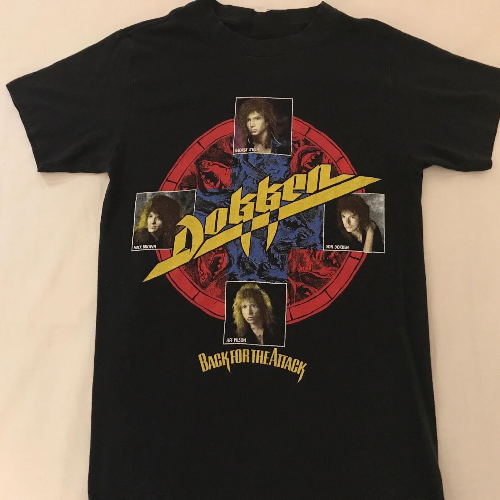 Dokken Back For The Attack Dokken Shirt Black Full Size S-4XL Unisex XXXL