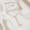 Women's Shiny Diamond Butterfly Anklet - Japanese Korean Fashion Jewelry Gift