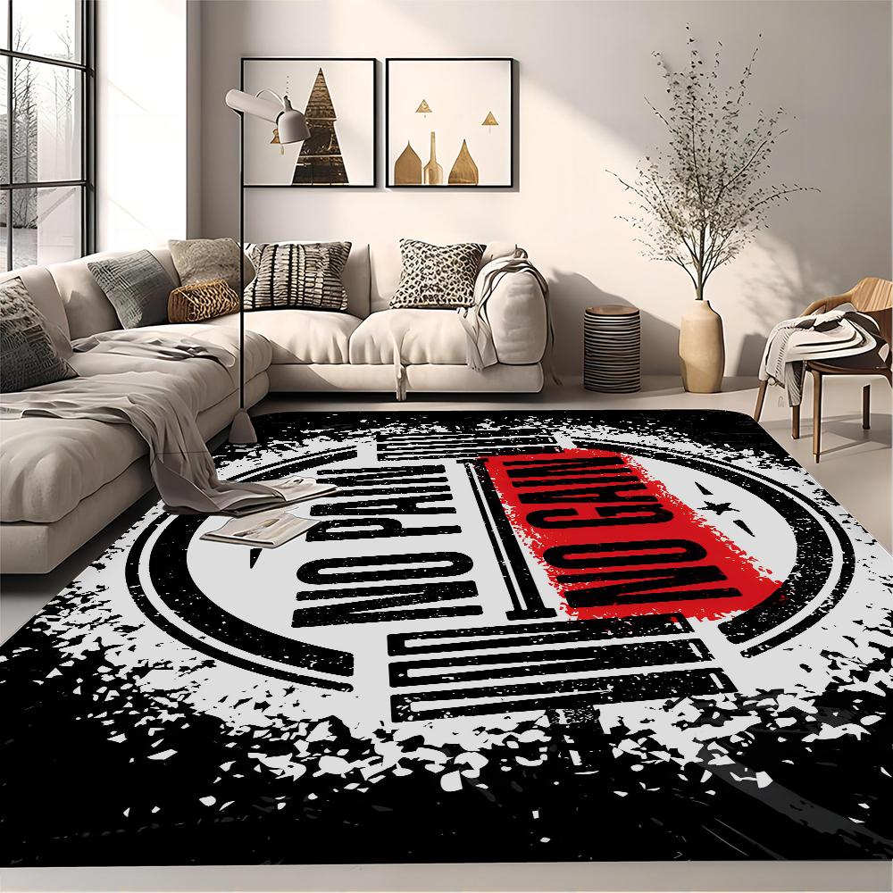 No Pain No Gain GYM Room Mats Washable Non-Slip Living Room Sofa Chairs Area Mat Kitchen Alfombra