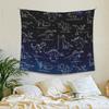 XLDLIOO Galaxy Dinosaur Wall Tapestry, Astral Dinosaur Breed Wall Tapestry Hanging for Boys Kids Room Dinosaur Lovers, Retro Dino Tapestries Wall