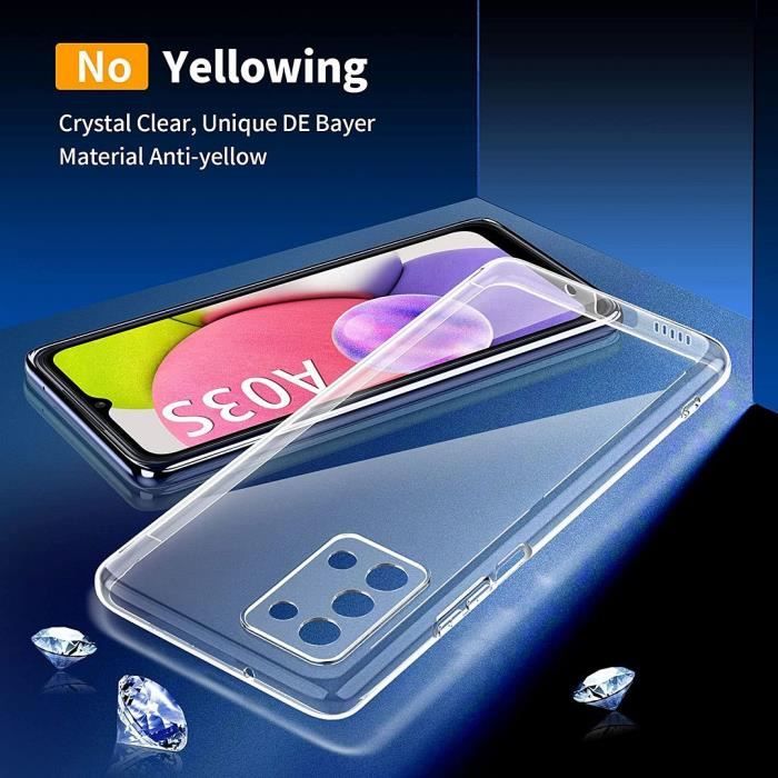 Coque de Protection - PROSHOP - Samsung A03S - Souple - Transparent - Anti-choc