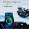 15W Car Wireless Charger & Phone Holder with Positioning and Rotatable Air Vent Navigation
