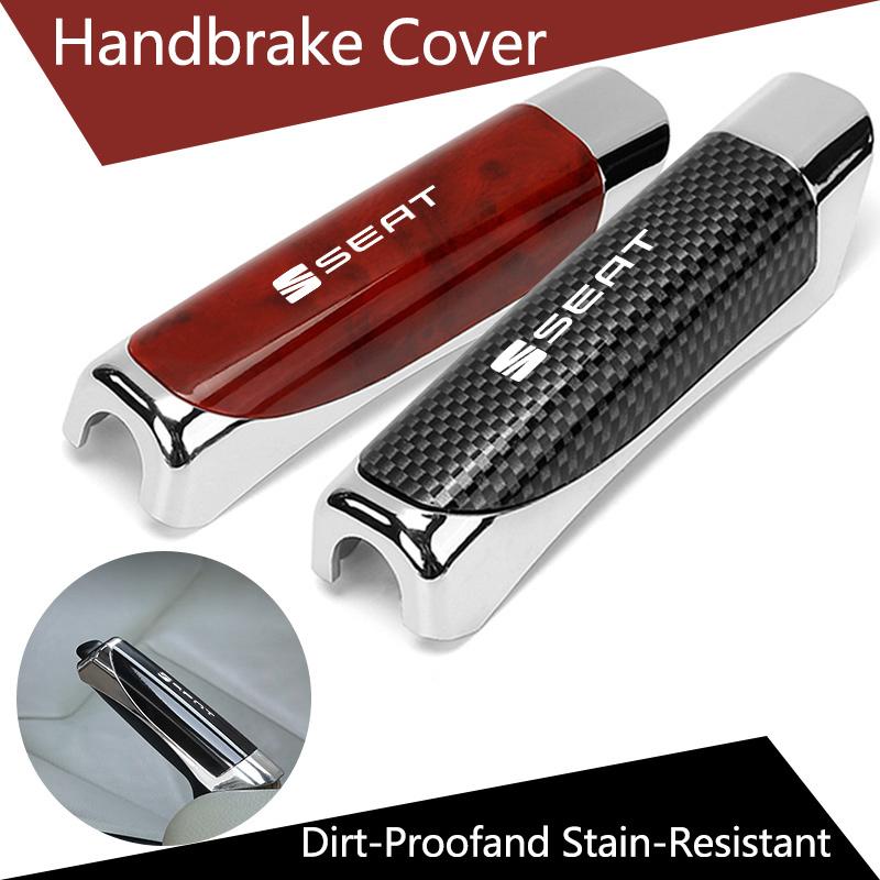 Auto Handbremse Carbon Parkbremse Handbremsgriffe Schutzhülle Für Seat FR Leon Ibiza Altea Exe 5f Mk2 TARRACO Zubehör